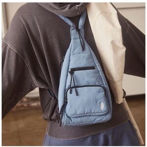 Elegant Sky Blue Women's Backpack